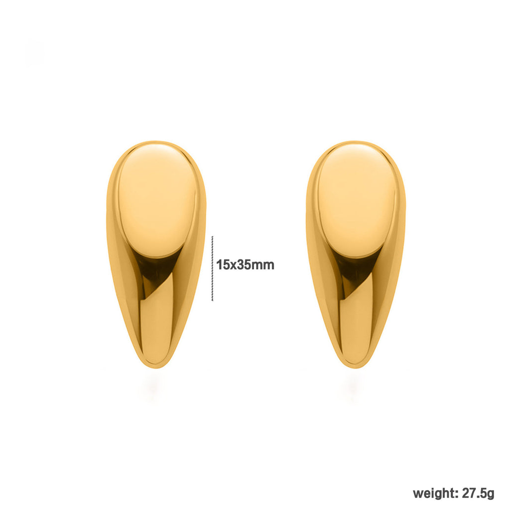 Damen modische Ohrstecker mit elegantem Tropfen-Design Shop Nory