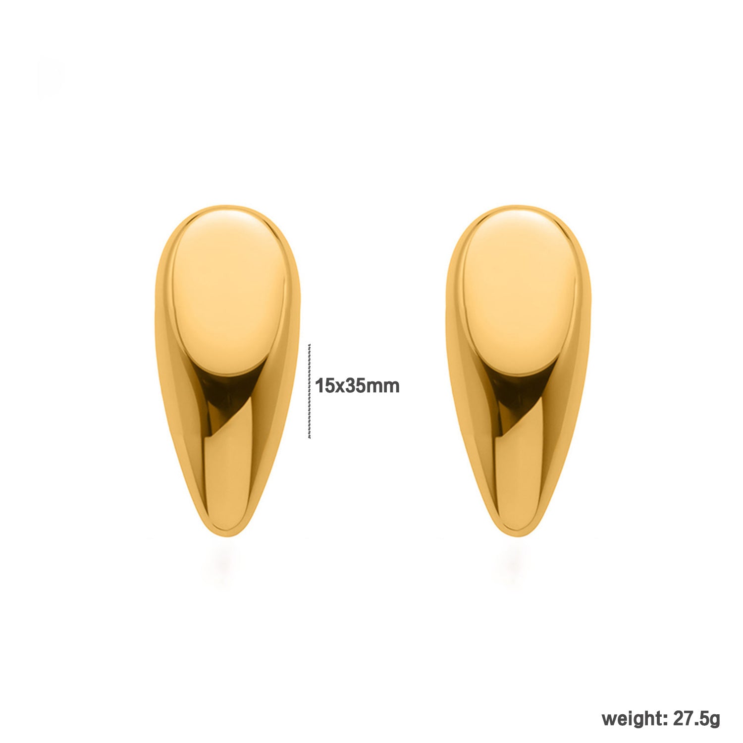 Damen modische Ohrstecker mit elegantem Tropfen-Design Shop Nory