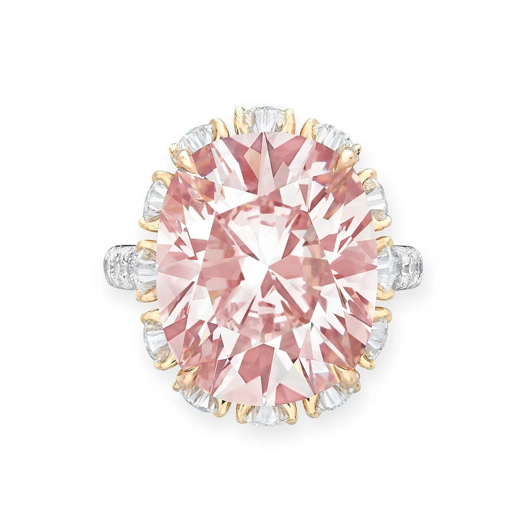 Damen Luxus-Ring mit extravagantem ovalen Edelstein und kunstvollen Zirkonia-Verzierungen Shop Nory