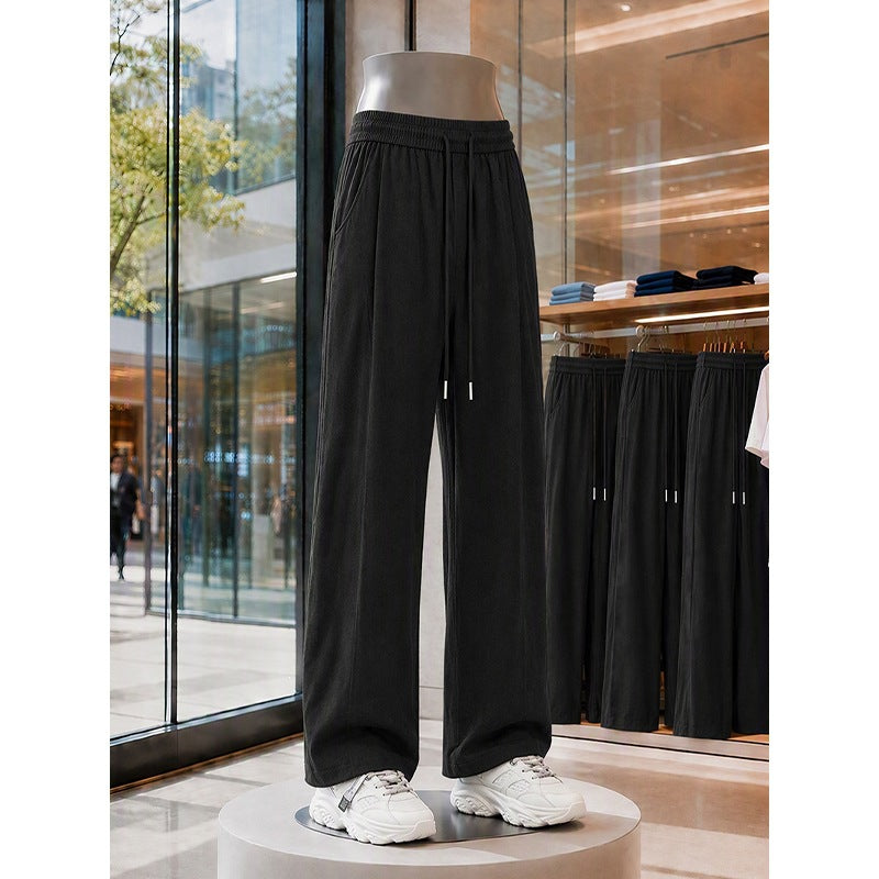 Herren Weite Baumwollmix-Jogginghose im Oversize-Schnitt mit Tunnelzug und Seitentaschen Shop Nory