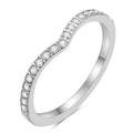 Damen Ring mit elegantem Zirkonia-Steinbesatz Shop Nory