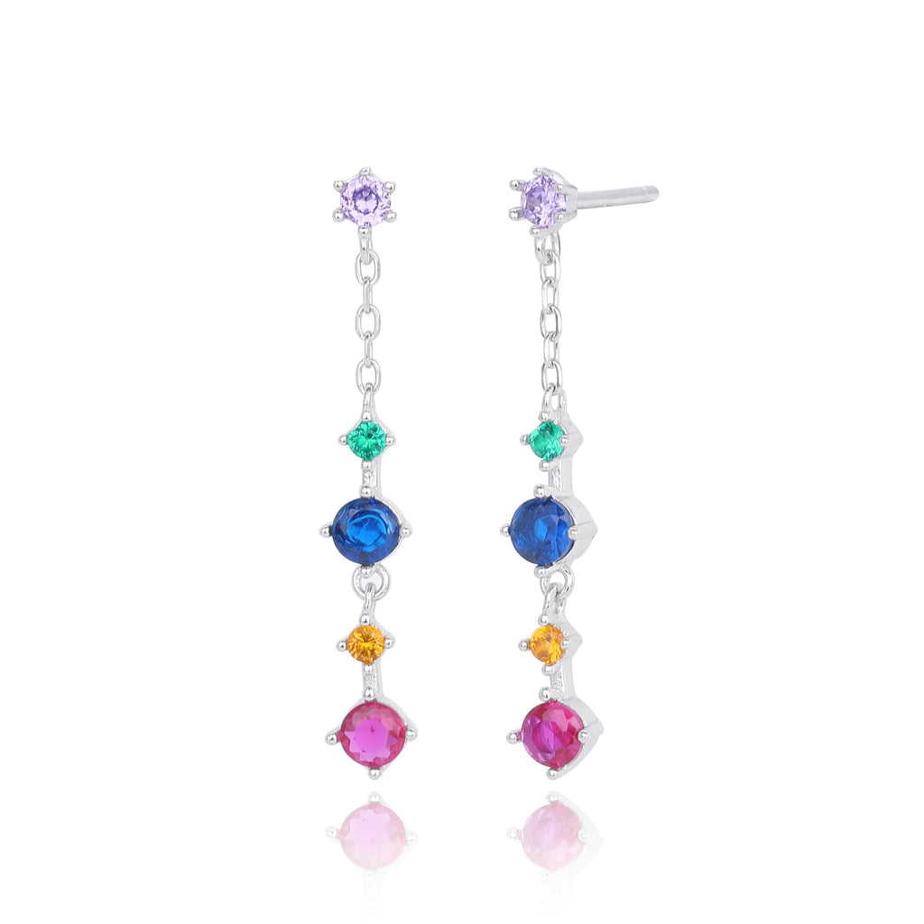 Damen Ohrhänger mit funkelnden Zirkon-Anhängern und elegantem Design Shop Nory