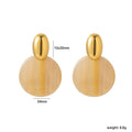 Damen Hängende Ohrringe mit luxuriösem goldplattierten Design und stilvollem Muschelanhänger Shop Nory