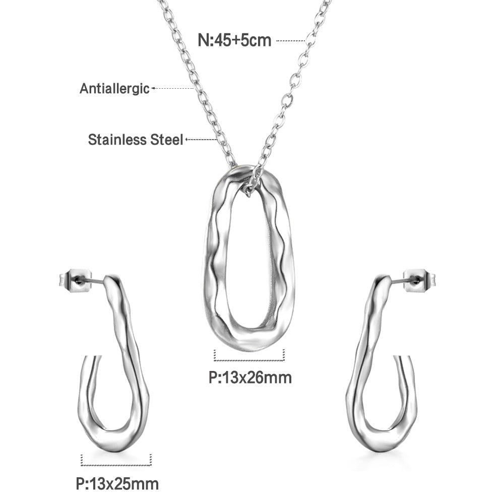 Damen Schmuckset mit goldplattiertem und elegantem Design Shop Nory