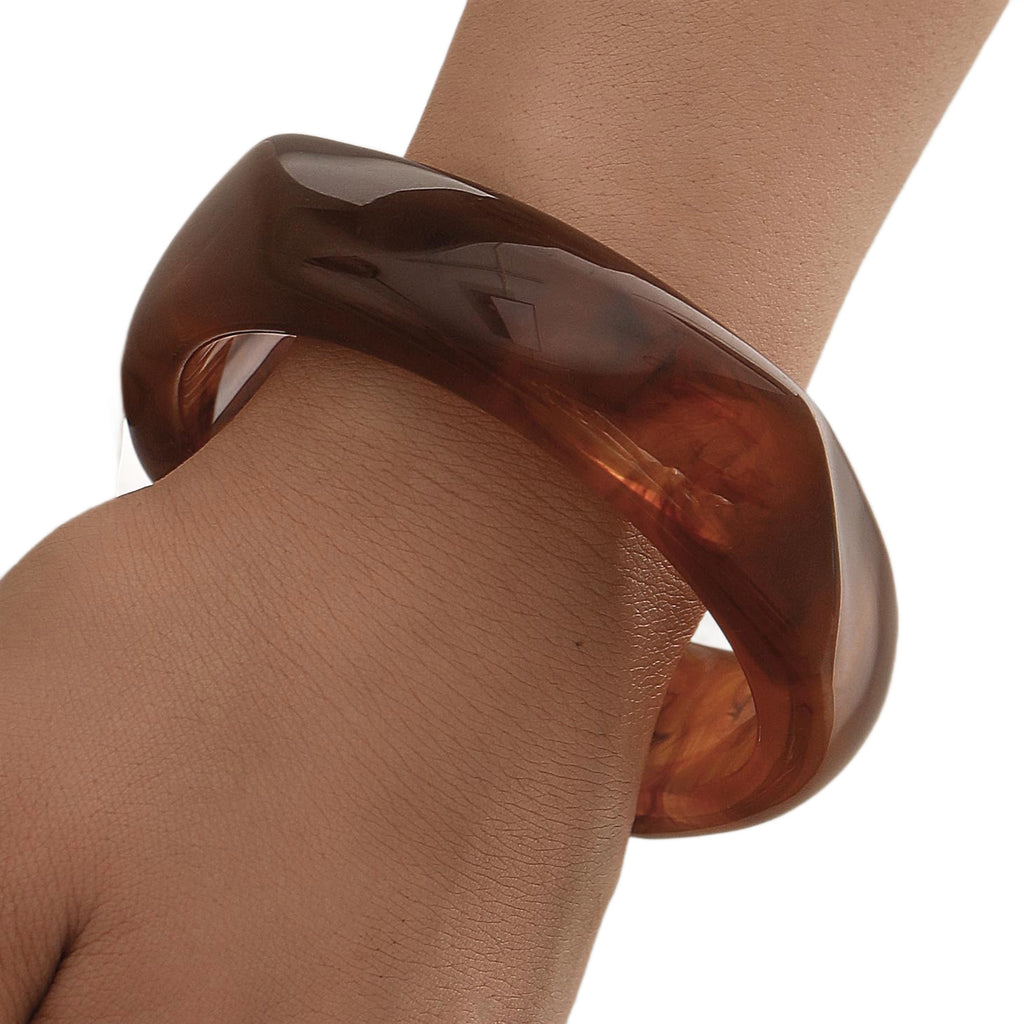 Damen breites Armband aus hochwertigem Acryl Shop Nory