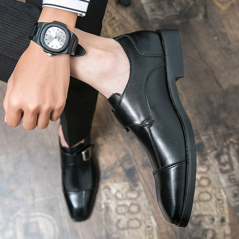 Herren Elegante Mokassins mit modischem Doppel-Monks-Design