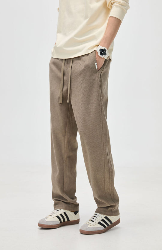 Herren Cordhose mit Kordelzug und geradem Bein Shop Nory
