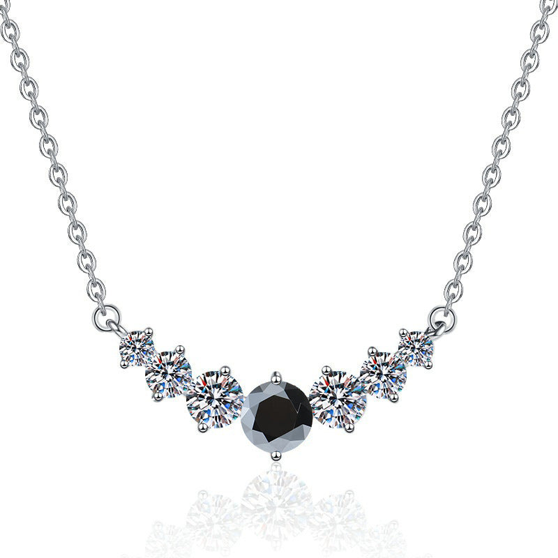 Damen Halskette mit funkelnden Zirkonia und exklusivem Design Shop Nory