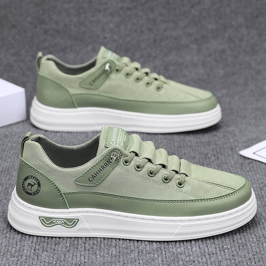Herren Lässige Low-Top Sneaker mit geprägter Wabenstruktur und dämpfender Plateausohle Shopy Nory