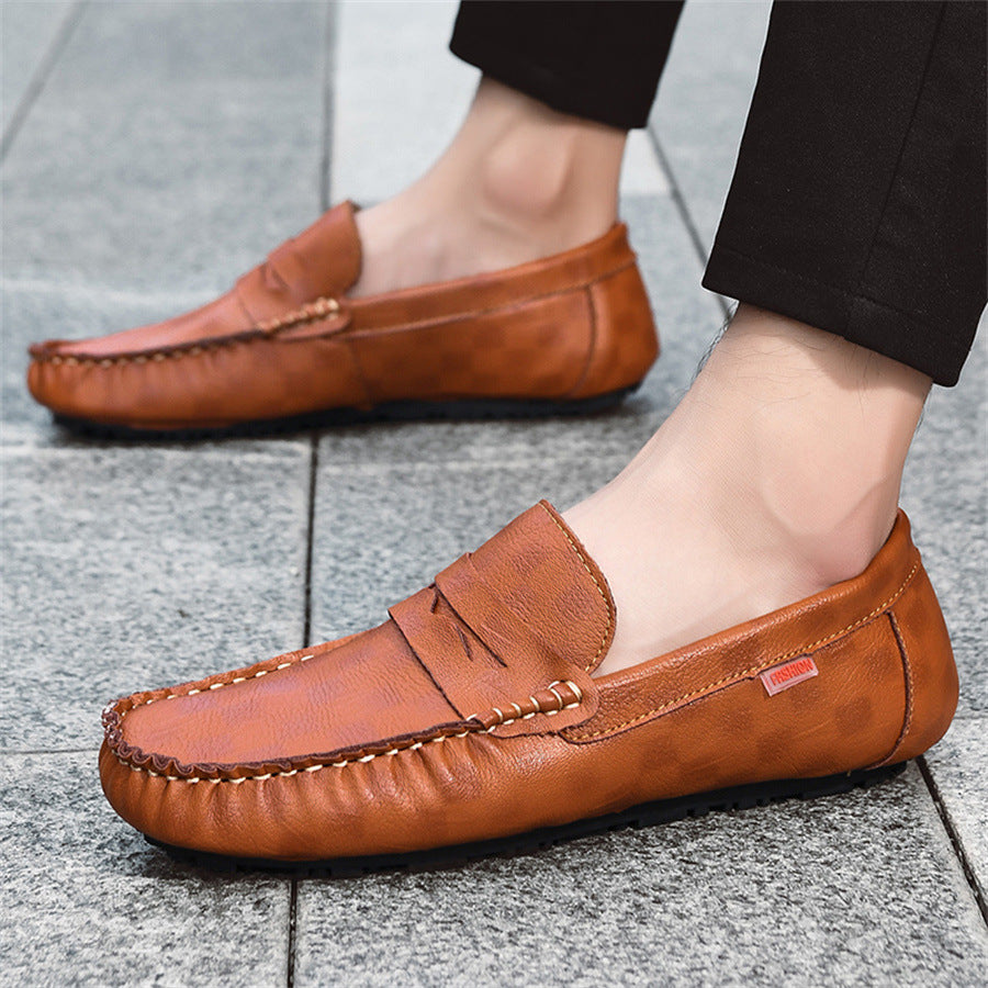 Herren Modische Mokassins mit handgenähtem Finish