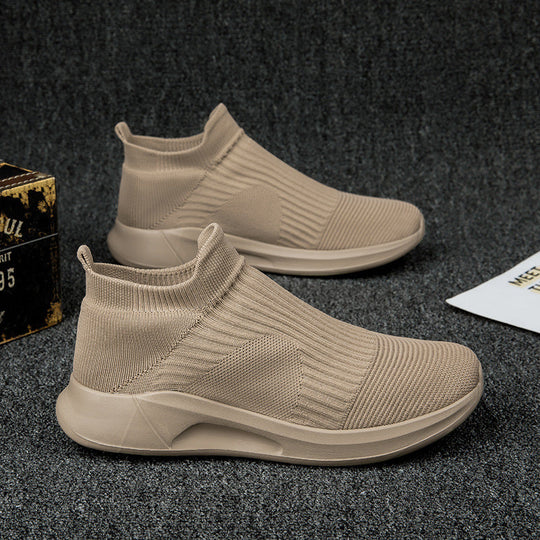 Damen Komfortable Stricksneaker mit rutschfester Sohle