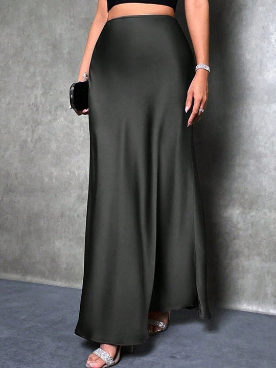 Damen Maxirock mit fließendem Schnitt und elegantem Fall