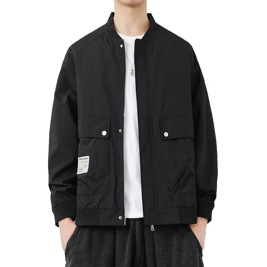 Herren Moderne Utilityjacke mit Stehkragen Shop Nory