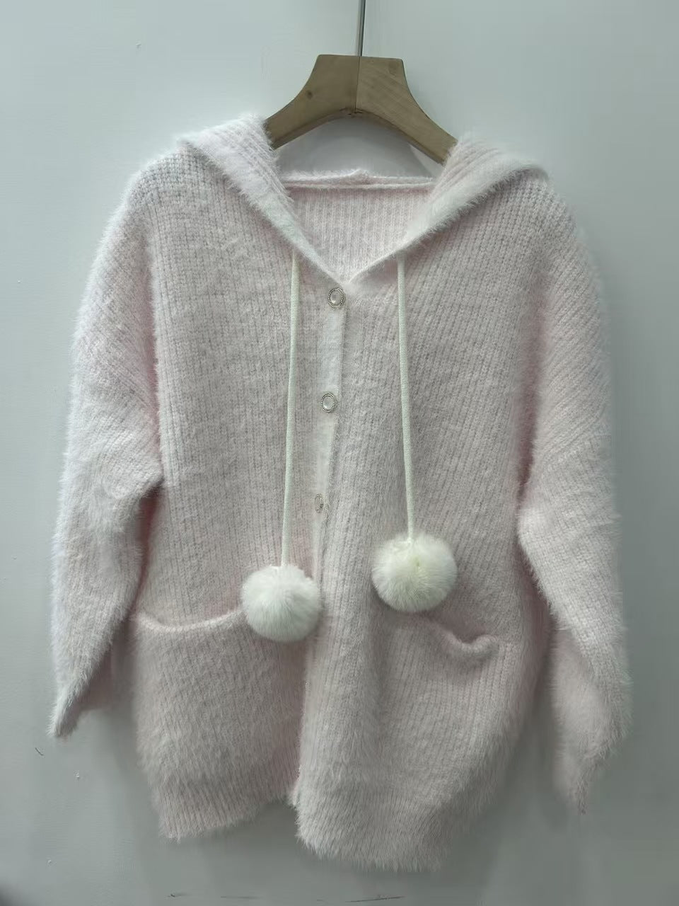Damen Kuschelige Kapuzenjacke Shop Nory
