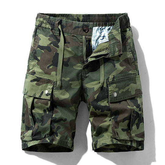 Kurze Hose Cargo Shorts mit Seitentaschen