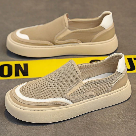 Herren Minimalistischer Strick-Slip-On mit reflektierenden Details und Komfortplateau Shop Nory