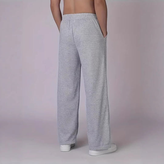 Herren nan Straight‑Leg Sweatpants aus French‑Terry mit elastischem Komfortbund und Kordelzug Shop Nory