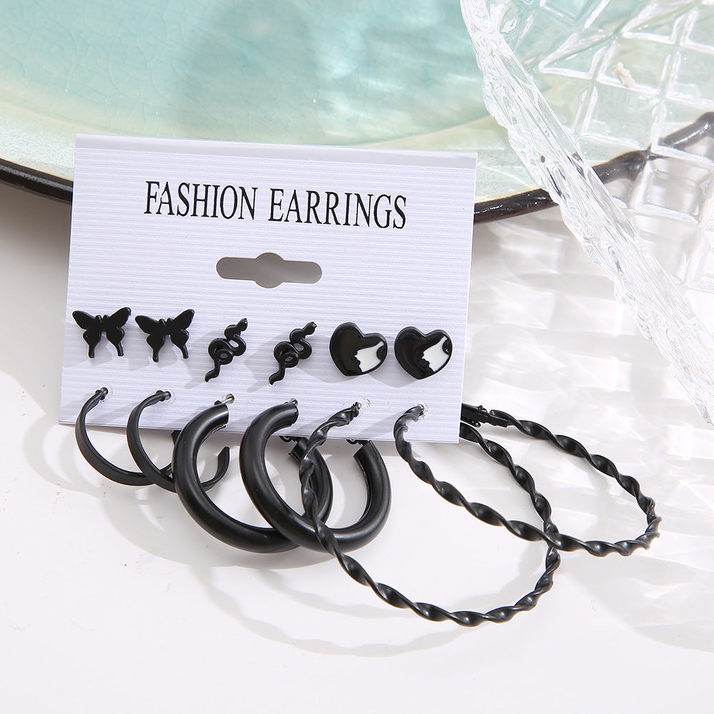 Damen Ohrringe Set mit verschiedenen kreativen Designs Shop Nory