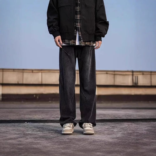 Herren Modische Weitgelegte Jeans Shop Nory
