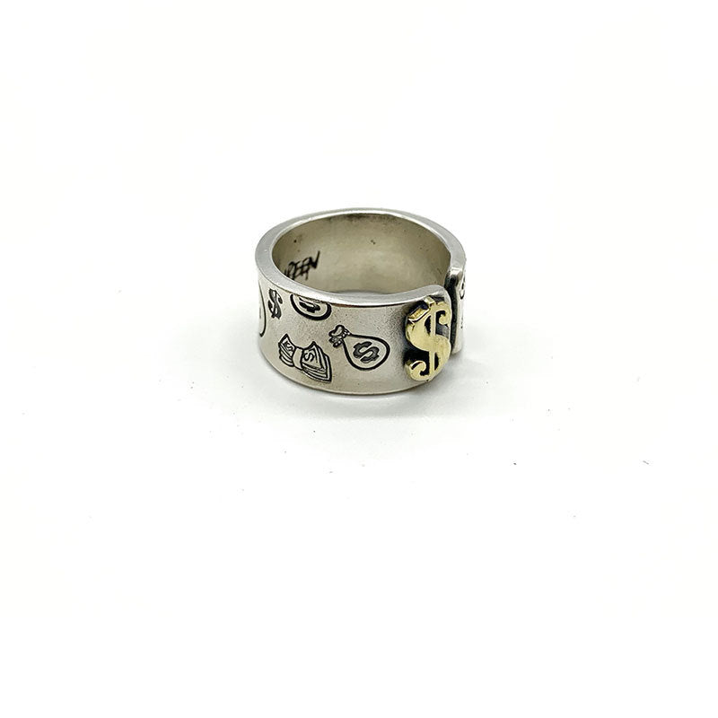 Damenring mit verspieltem Motiv aus Edelstahl Shop Nory