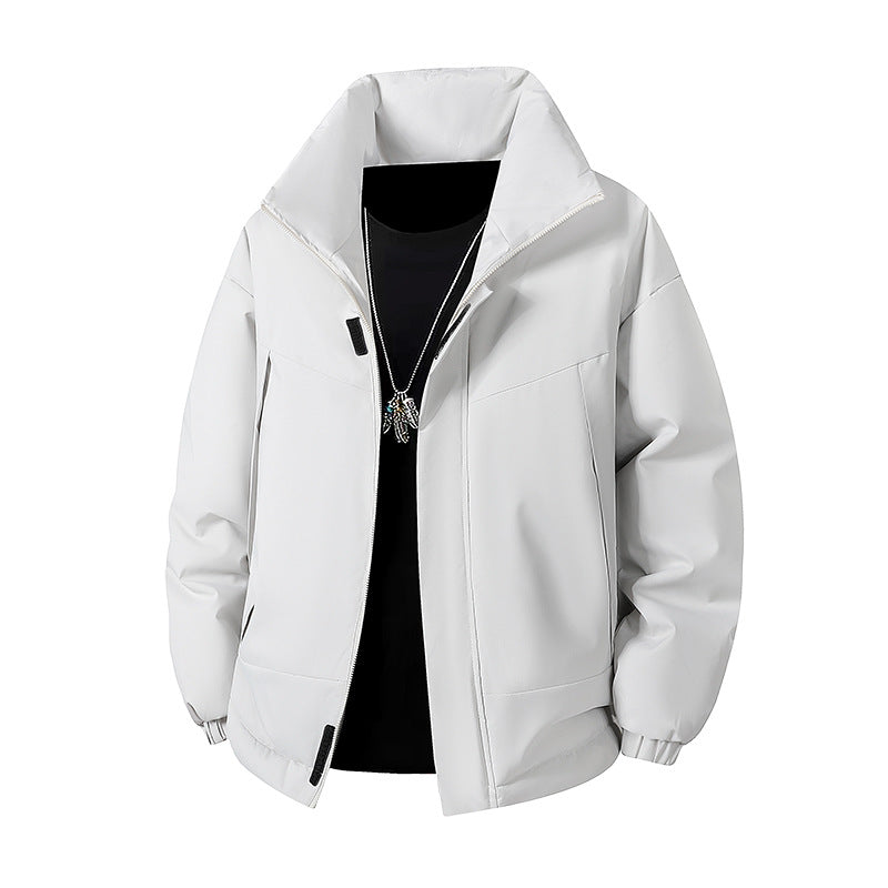 Herren Modische Übergangsjacke mit hohen Kragen Shop Nory