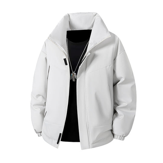 Herren Modische Übergangsjacke mit hohen Kragen Shop Nory