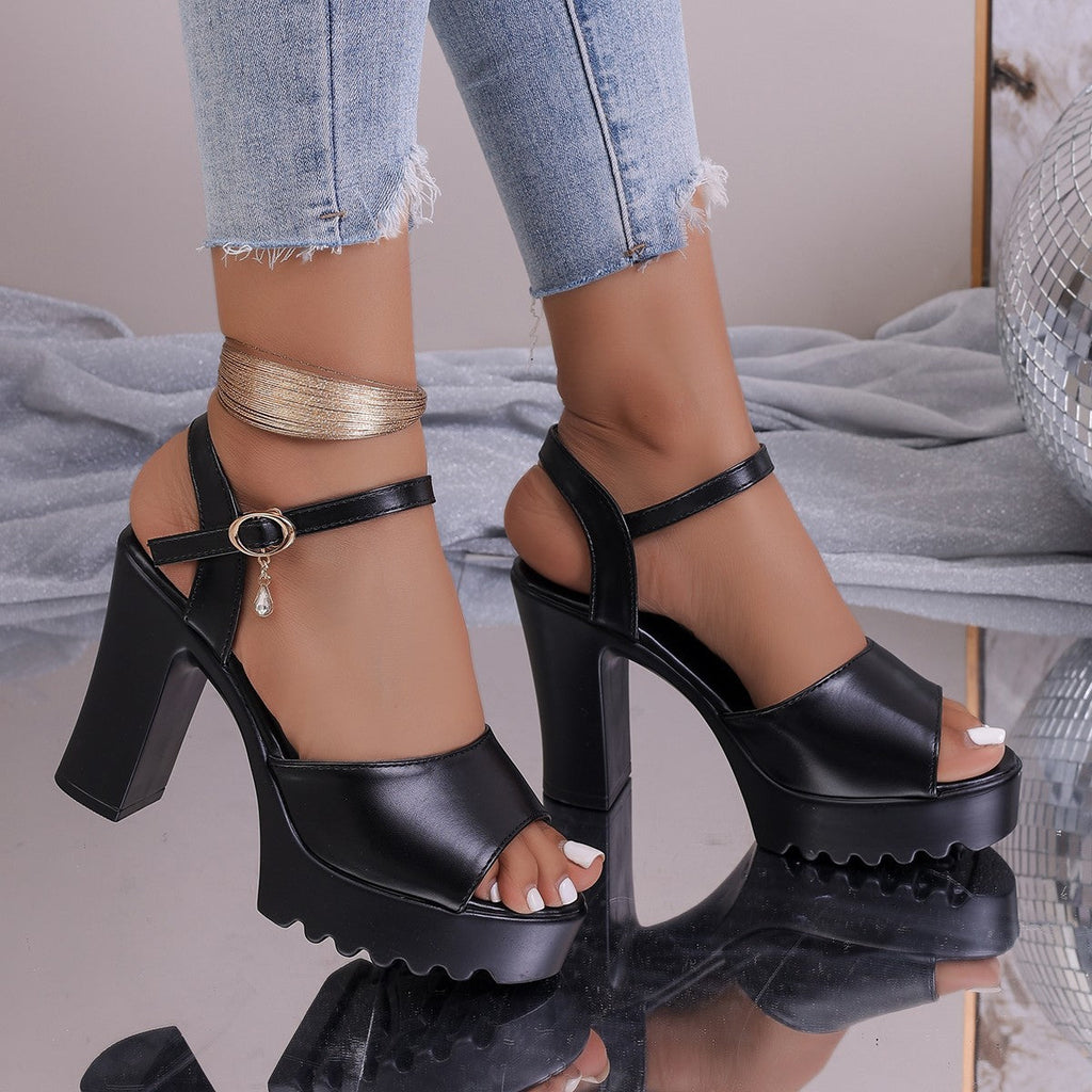 Damen Plateau Sandalen