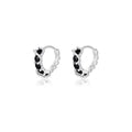 Damen Ohrringe mit funkelnden Zirkonia und eleganter Struktur Shop Nory