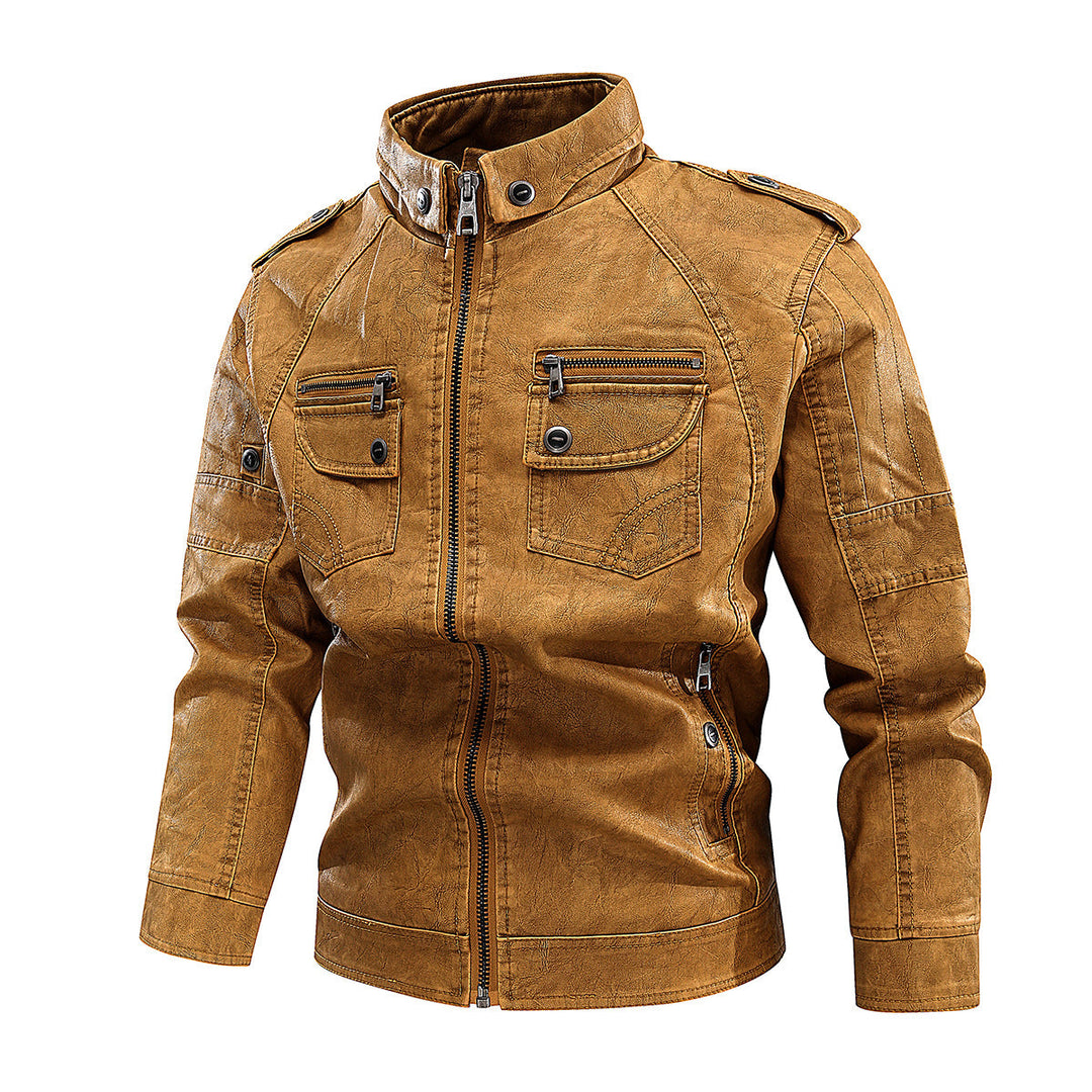 Herren elegante jacke mit praktischen Taschen und Reißverschlussdetails Shopnory