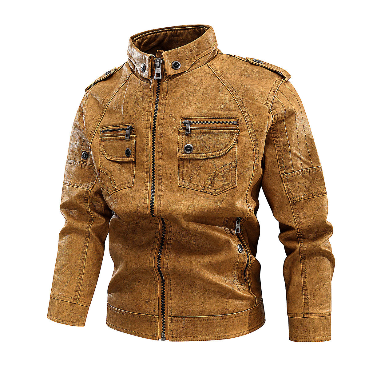 Herren elegante jacke mit praktischen Taschen und Reißverschlussdetails Shopnory