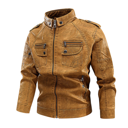 Herren elegante jacke mit praktischen Taschen und Reißverschlussdetails Shopnory