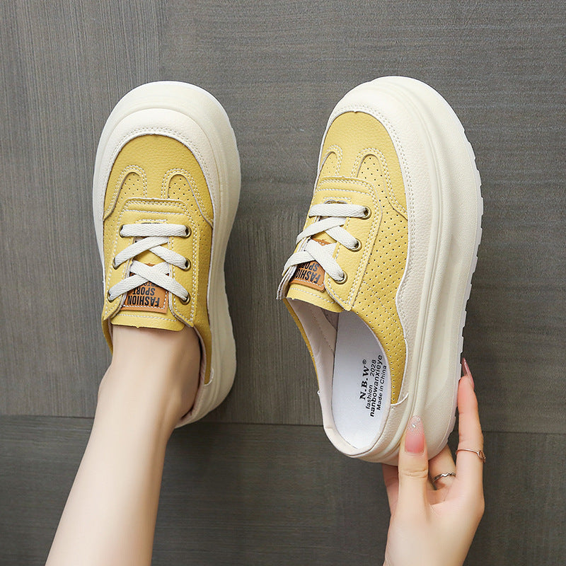 Damen Mode-Sneaker mit sportivem Komfort und rutschfester Laufsohle Shopnory