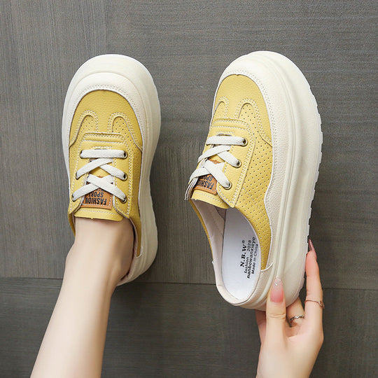 Damen Mode-Sneaker mit sportivem Komfort und rutschfester Laufsohle Shopnory