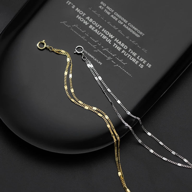 Damen filigrane Armbänder mit doppeltem Kettendesign Shop Nory