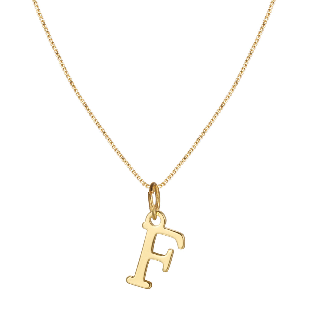 Damen Halskette mit modischem Initial-Anhänger in elegantem Design Shop Nory