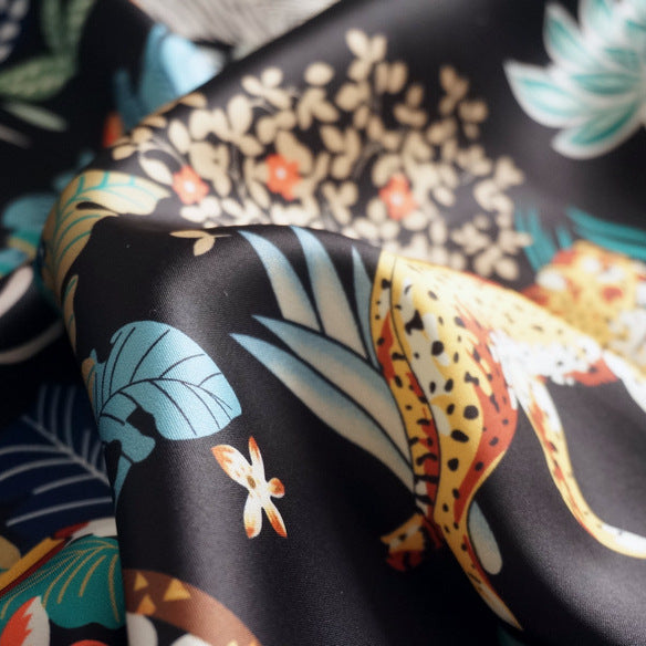 Damen Midi-Rock mit floralem Tierdruck Shop Nory