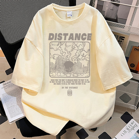 Damen Oversized T-Shirt mit kreativem Grafikdruck Shop Nory