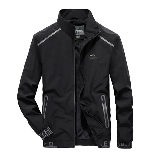 Herren Softshell-Trainingsjacke mit Fleece-Innenfutter, reflektierenden Einsätzen und winddichter Membran Shop Nory