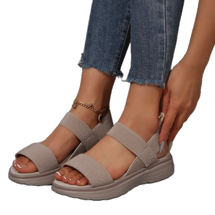Damen Freizeit-Sandalen mit verstellbaren Riemen und rutschfester Sohle Shopnory
