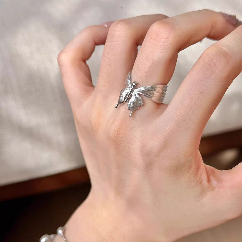 Damen filigraner Ring im Schmetterlingsdesign Shop Nory