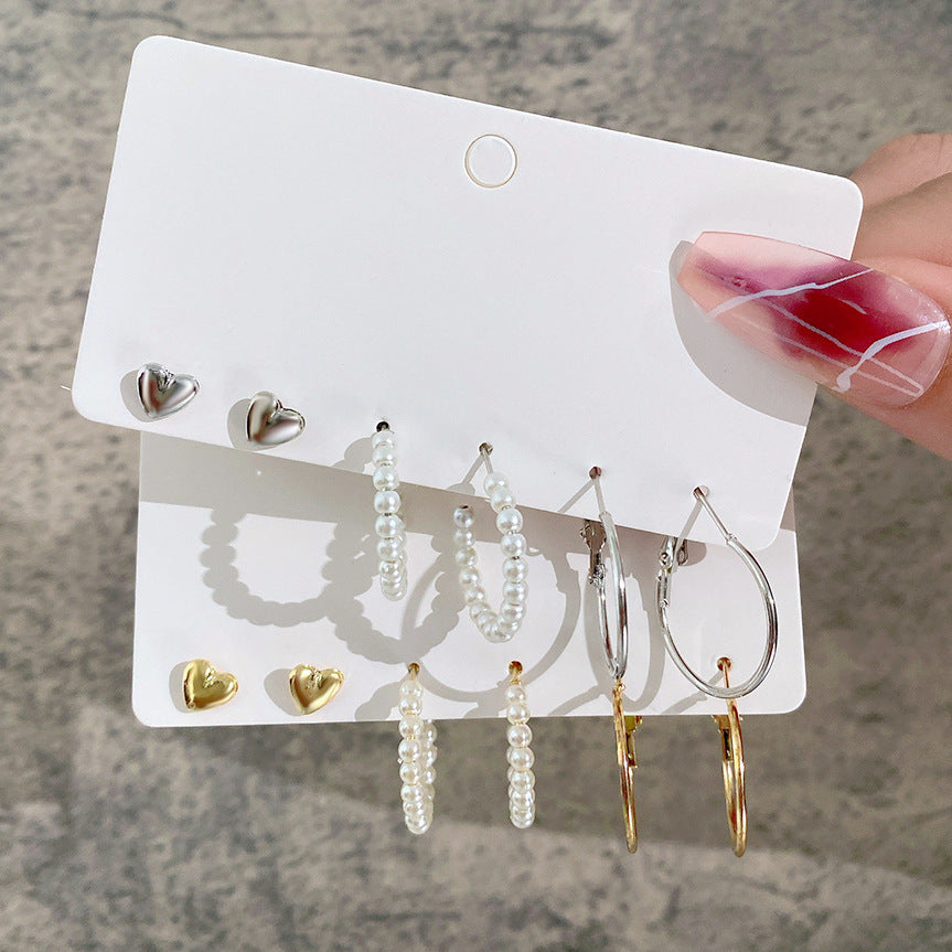 Damen Ohrringe Set mit vielfältigen Designs und funkelnden Elementen Shop Nory