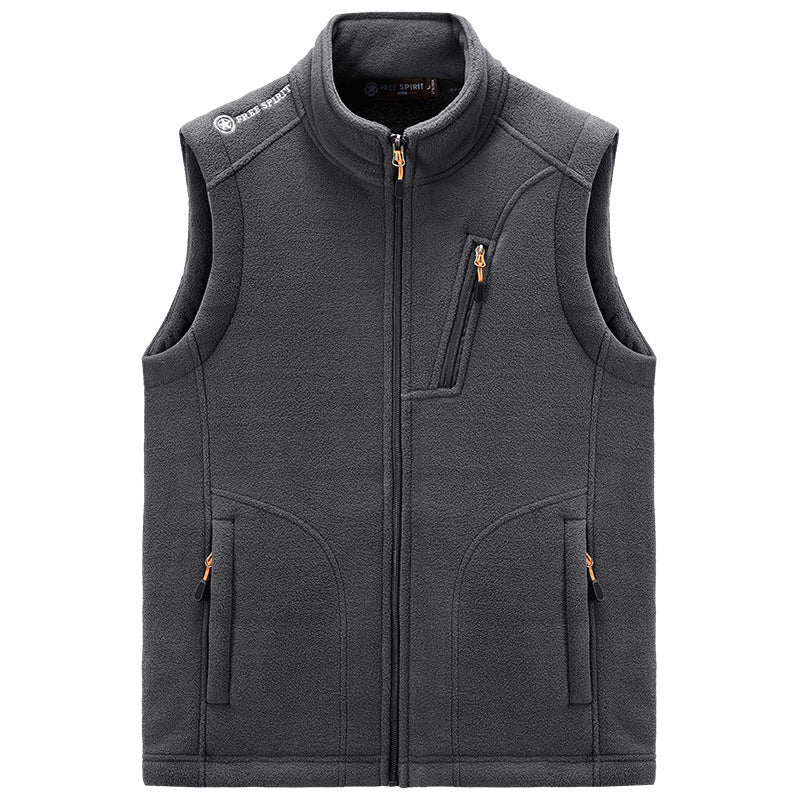 Herren Fleece-Thermoweste mit Organizer-Brusttasche und windhemmender Struktur Shop Nory