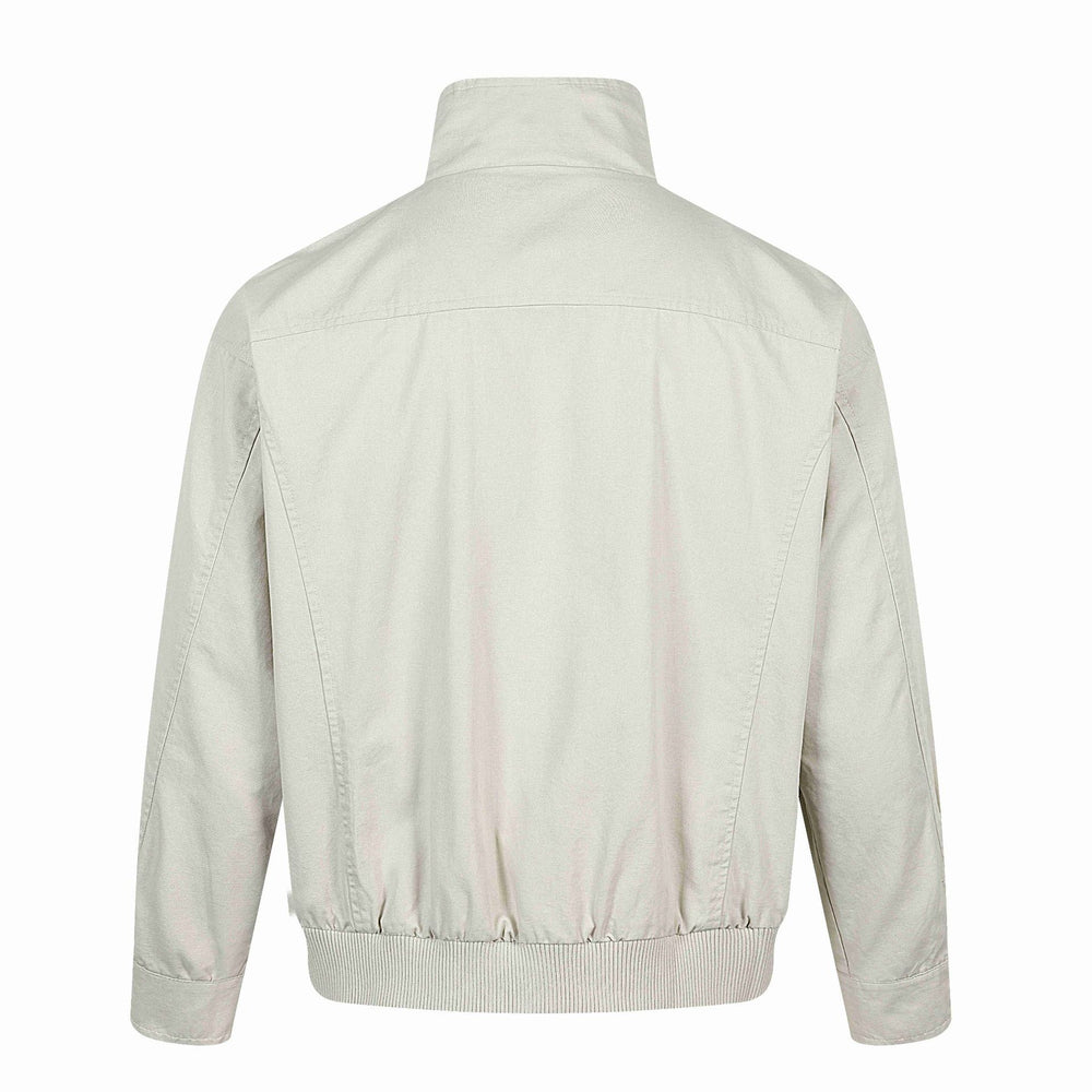 Herren Kurzer Utility Bomber mit hohem Stehkragen, aufgesetzten Klappentaschen und Rippenbund Shop Nory
