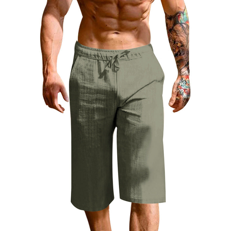 Herren bequeme Sport-Shorts mit elastischem Bund und verstellbarem Kordelzug Shopnory