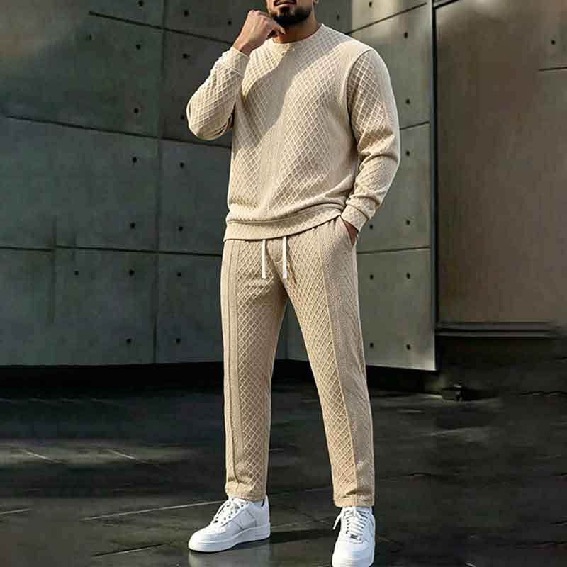 Herren Bequemer Strickanzug Shop Nory
