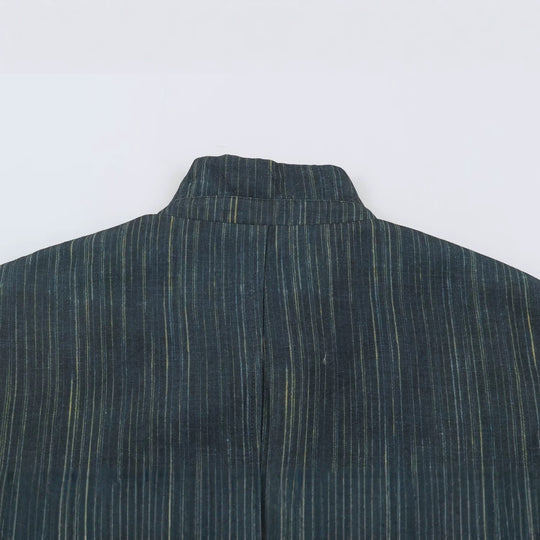 Damen Lang geschnittener Blazer mit Stehkragen und aufgesetzten Taschen Shop Nory