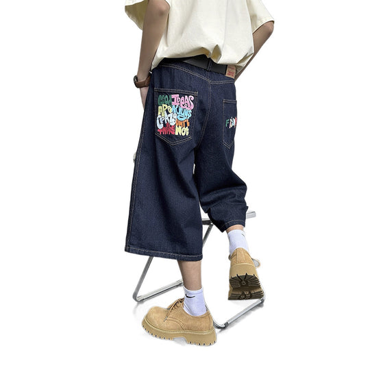 Herren Lässige Baggy-Jeans Shop Nory