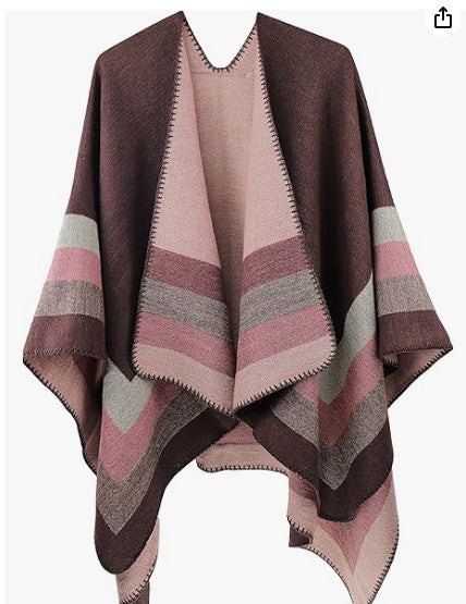 Damen Jacquard Poncho mit Paisley‑Muster Shop Nory