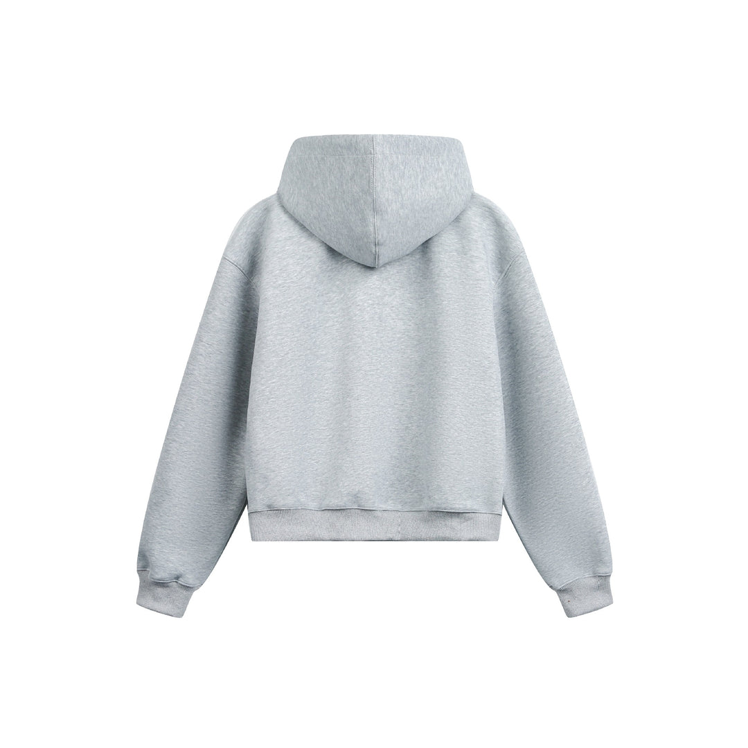 Damen Kapuzen-Zipjacke im Boxy-Schnitt mit kariert gefütterter Kapuze Shop Nory