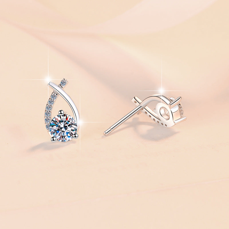 Damen Ohrringe mit funkelndem Kristall und elegantem Design Shop Nory